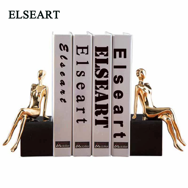 Elseart Creative Golden color Lady Resin Bookend Shelf Bookend Holder Office Supplies Home Decoration Book Stand
Elseart Creative Golden color Lady Resin Bookend Shelf Bookend Holder Office Supplies Home Decoration Book Stand