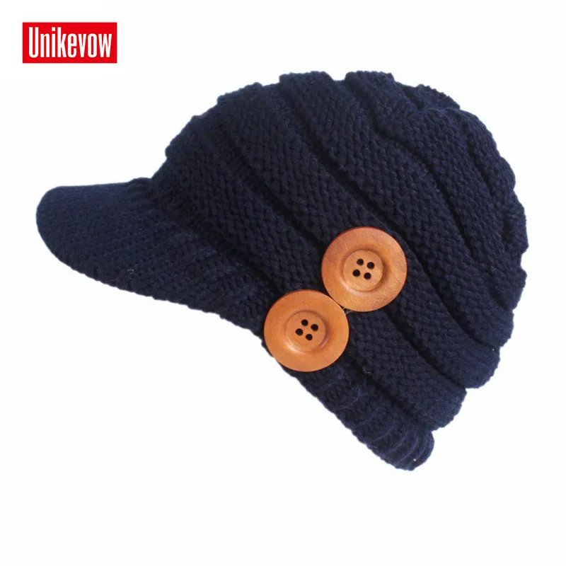UNIKEVOW New arrival beanie Casual hat with visor for Women Button cap for autumn spring winter ladies hats
UNIKEVOW New arrival beanie Casual hat with visor for Women Button cap for autumn spring winter ladies hats