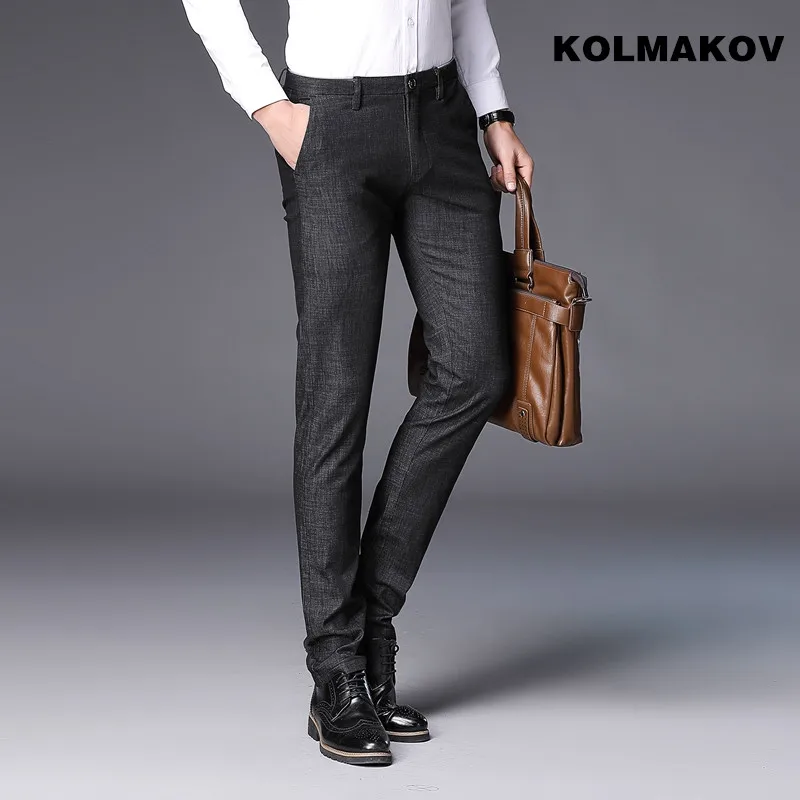 New Fashion Men's Pants Homme Long Trouser Masculino Business Casual Cotton Trousers Skinny Pant Male Dark Grey Plaid Trouser
New Fashion Men's Pants Homme Long Trouser Masculino Business Casual Cotton Trousers Skinny Pant Male Dark Grey Plaid Trouser