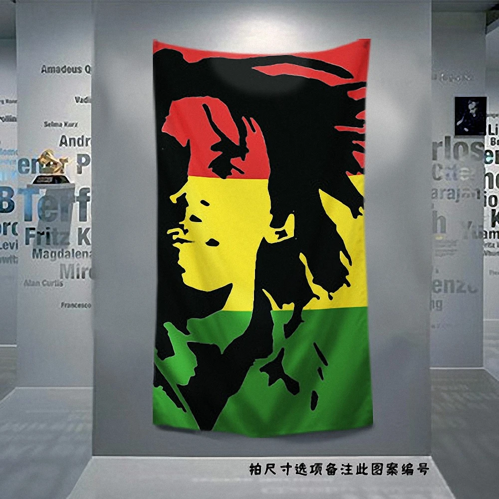 

Hip Hop\Rock\Thrash Metal\ Reggae Music Gig Poster Large Flag Curtain Banner HD 4 Hole Tapestry Print Cloth Art Room Decoration