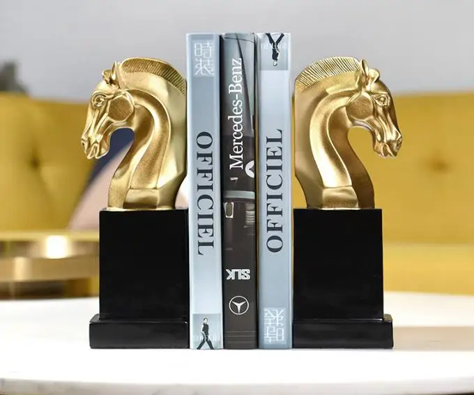 26 см полимерная креативная голова лошади для дома гостиной спальни книжная полка