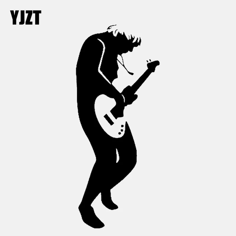 YJZT 6.1CM*14.7CM Rock Guitarist Home Art Decal Vinly Black/Silver Car Sticker C22-0563
YJZT 6.1CM*14.7CM Rock Guitarist Home Art Decal Vinly Black/Silver Car Sticker C22-0563
