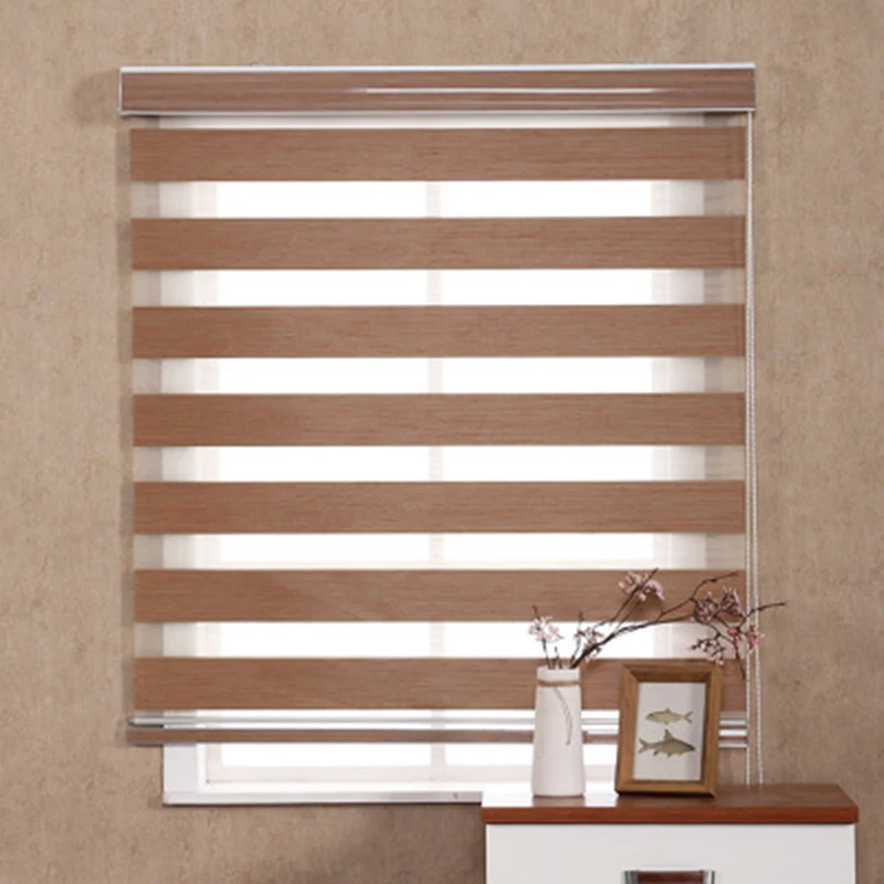 Zebra Roller Shades 5 Colors Blackout Cloth Bead Chain Roller Blind Window Roller Shades Aluminum Up Down Rail Slat Bead Rope
Zebra Roller Shades 5 Colors Blackout Cloth Bead Chain Roller Blind Window Roller Shades Aluminum Up Down Rail Slat Bead Rope