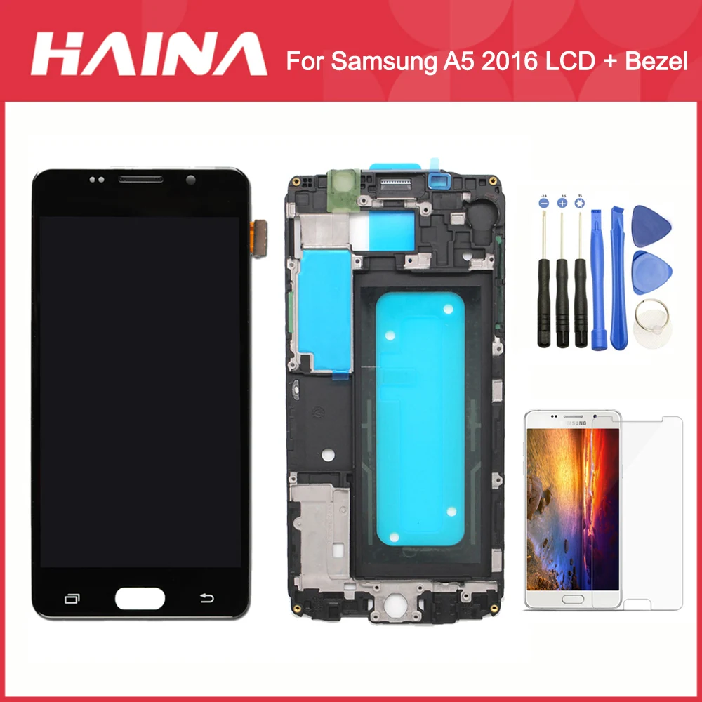 AAA Качество A5 2016 ЖК дисплей для Samsung Galaxy A510 A510F A510M сенсорный экран дигитайзер с