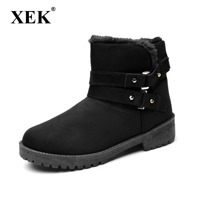XEK 2018 new large size35-43 snow boots winter shoes woman cotton shoes super warm women boots shoes boots ZLL447
XEK 2018 new large size35-43 snow boots winter shoes woman cotton shoes super warm women boots shoes boots ZLL447