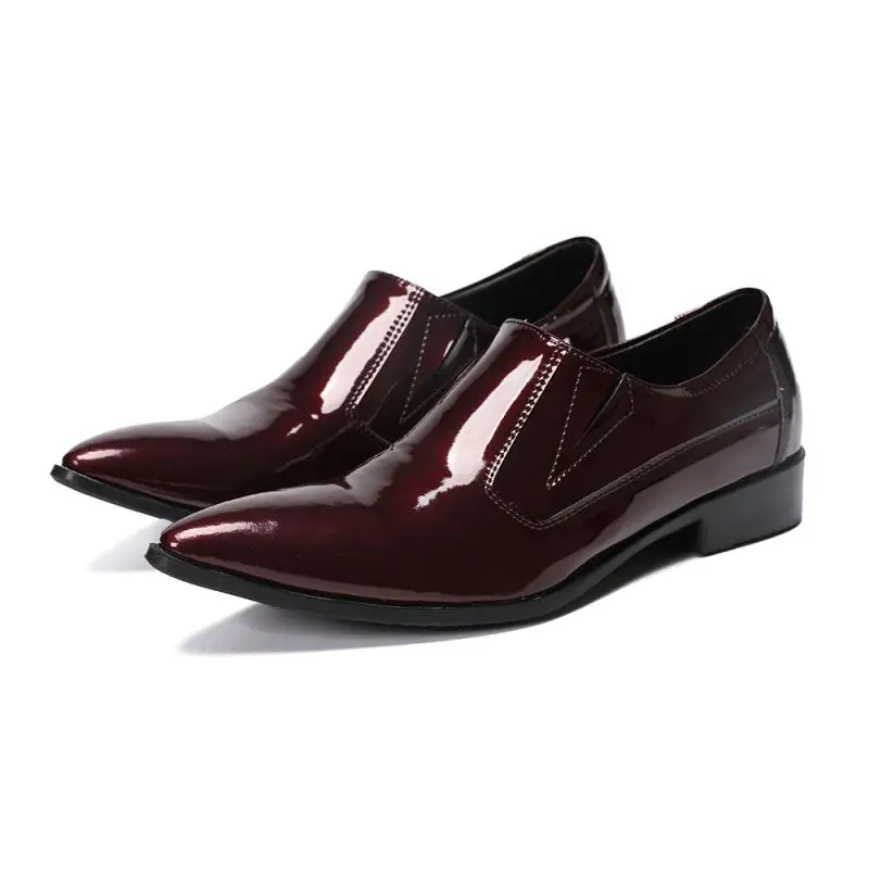 Christia Bella Classic Red Brown Business Man Shoes Genuine Leather Office Fashion Shoes Party Wedding Formal Slip on Shoes
Christia Bella Classic Red Brown Business Man Shoes Genuine Leather Office Fashion Shoes Party Wedding Formal Slip on Shoes