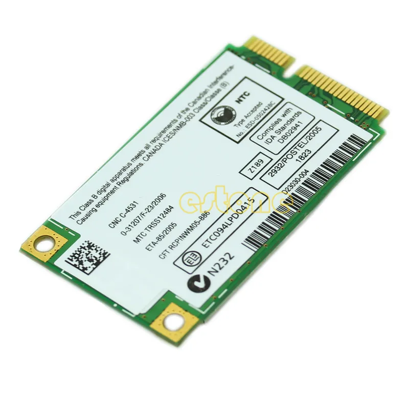 High Quality High Speed Dual-Band 2.4/5 GHz 802.11 a/b/g Internal Wireless-N WiFi Card Network for HP/for Compaq Laptops
High Quality High Speed Dual-Band 2.4/5 GHz 802.11 a/b/g Internal Wireless-N WiFi Card Network for HP/for Compaq Laptops