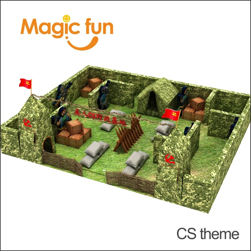 Волшебная забавная Большая Настоящая игровая площадка CS real people labythin|playground| |