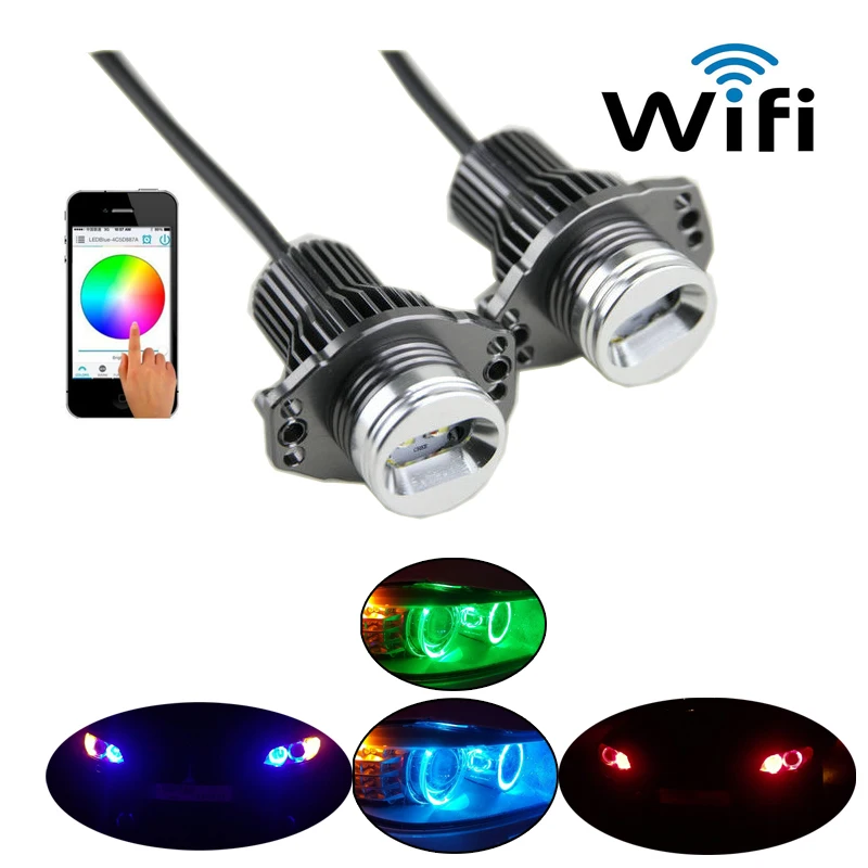 2x 12W LED Marker Angel Eyes Wifi control RGB color change led marker Light for 2005-2008 BMW E90 E91 Pre-Facelift Models
2x 12W LED Marker Angel Eyes Wifi control RGB color change led marker Light for 2005-2008 BMW E90 E91 Pre-Facelift Models