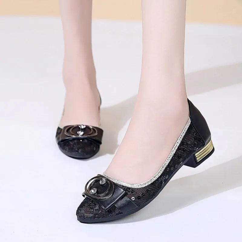 RGKWXYER/Новая женская обувь женские тонкие туфли из сетчатой ткани модные без