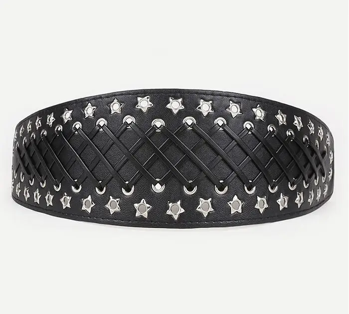 Women's runway fashion vintage pu leather rivet Cummerbunds female Dress Corsets Waistband Belts decoration wide belt R1210
Women's runway fashion vintage pu leather rivet Cummerbunds female Dress Corsets Waistband Belts decoration wide belt R1210