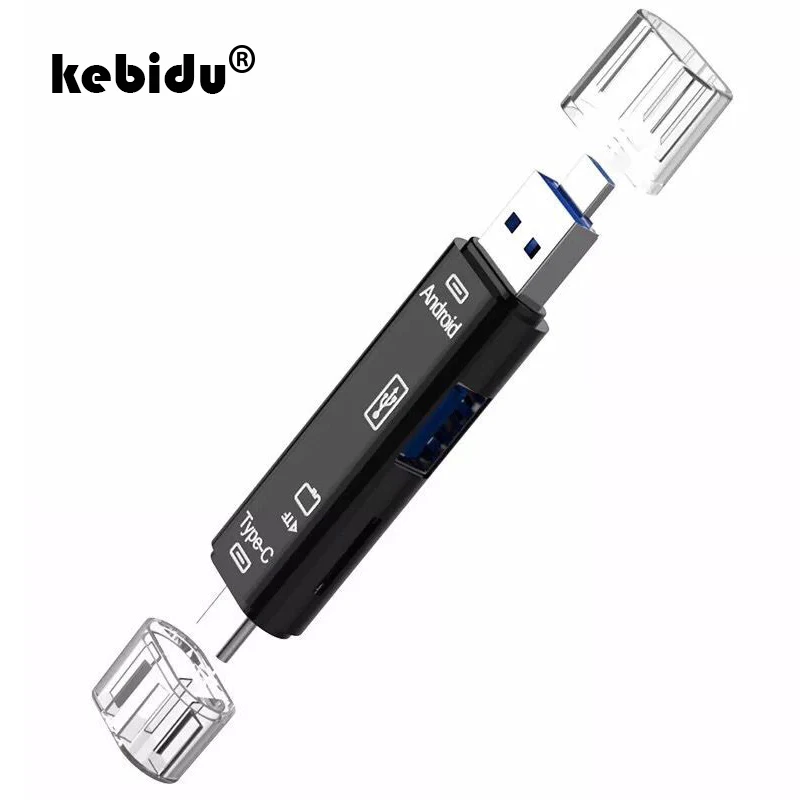 Multifunctional 5-in-1 Type C OTG Card Reader USB 2.0 Memory Card Reader Adapter with USB Female Interface for Mobile Phone PC
Multifunctional 5-in-1 Type C OTG Card Reader USB 2.0 Memory Card Reader Adapter with USB Female Interface for Mobile Phone PC