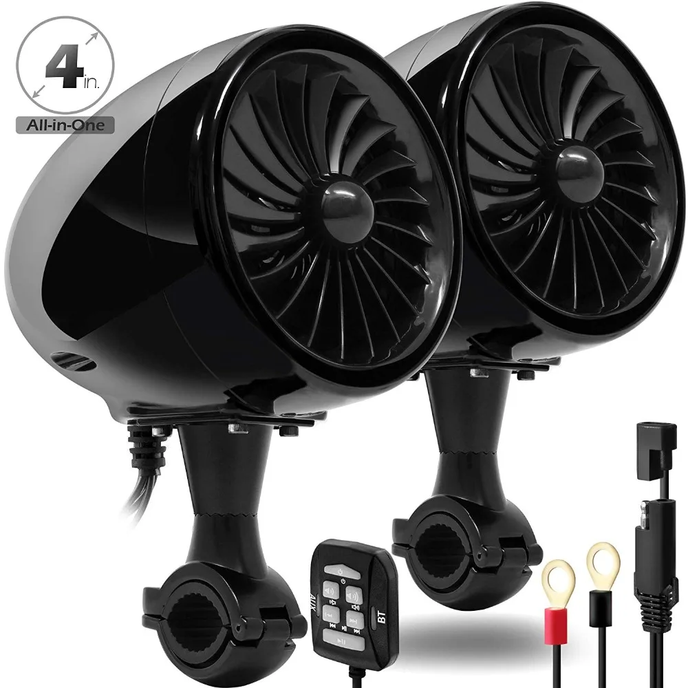 Bluetooth динамик Aileap SPK350S 4 дюйма 300 Вт водонепроницаемый|Аудио для мотоцикла| |