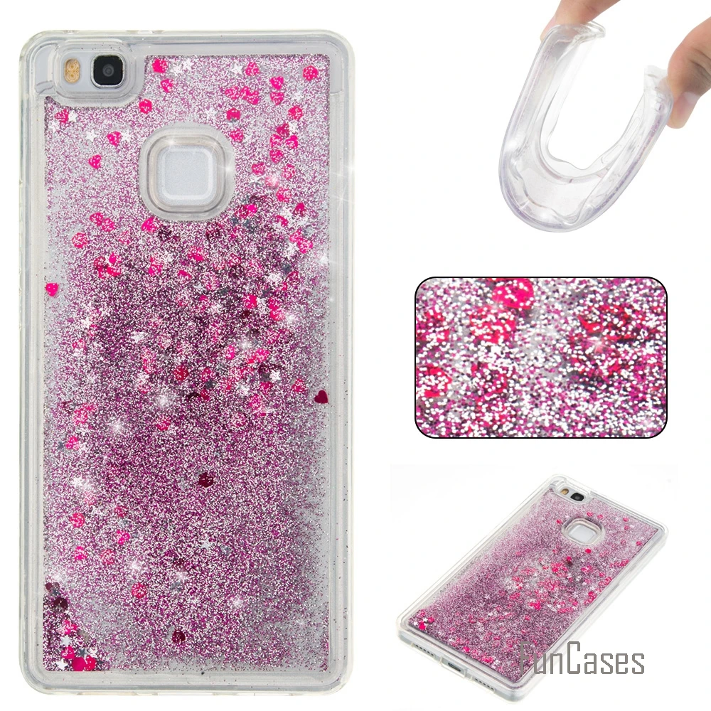 Coque аксессуар любовь сердечко Звезды Мягкий ТПУ чехол для телефона huawei P9 Lite с