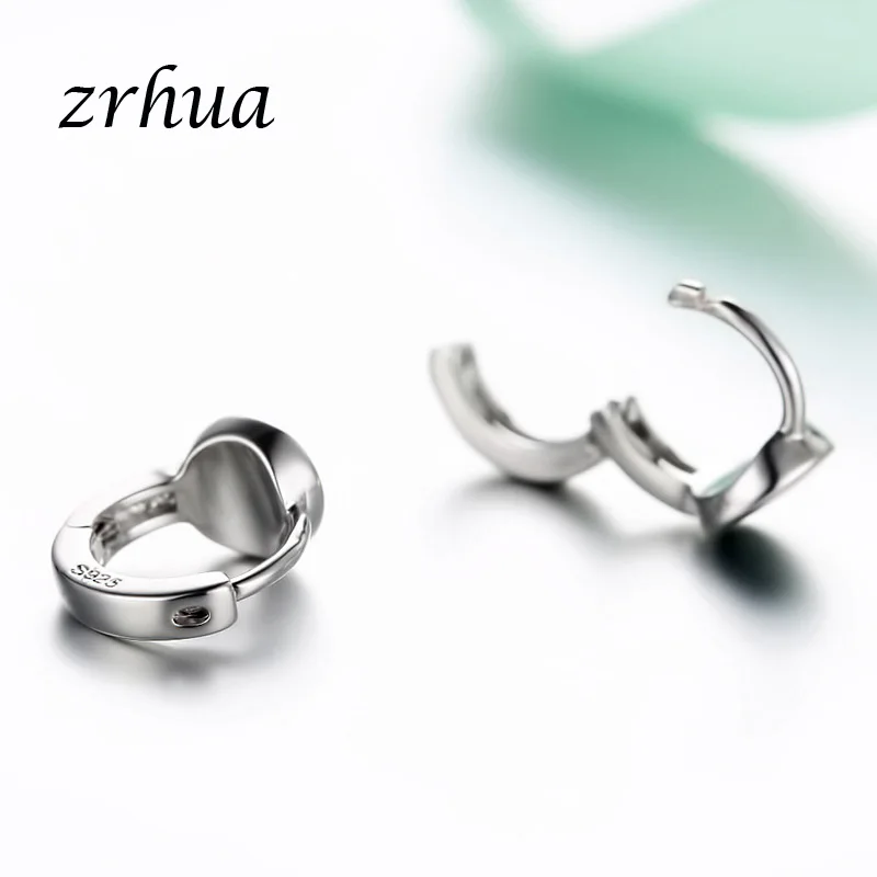 ZRHUA Real 925 Sterling Silver High Quality Earrings Jewelry Women Accessories Cubic Zircon Hoop Earrings for Wedding Bridal
ZRHUA Real 925 Sterling Silver High Quality Earrings Jewelry Women Accessories Cubic Zircon Hoop Earrings for Wedding Bridal