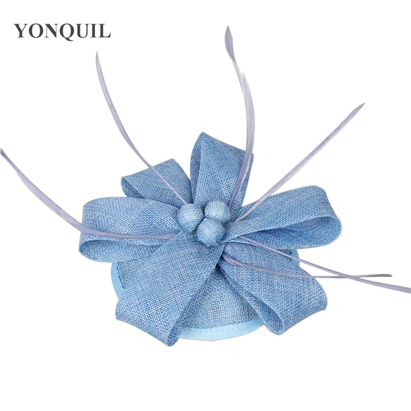 New Arrival Elegant Wedding Hair Accessories Ladies Women Fascinator Fashion Hat Sposa Hair Clips Feather Headwear for Millinery
New Arrival Elegant Wedding Hair Accessories Ladies Women Fascinator Fashion Hat Sposa Hair Clips Feather Headwear for Millinery