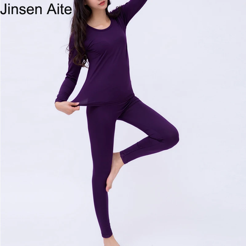 Jinsen Aite Winter Thick Fleece Plus Size 6XL Long Johns Women Modal Comfortable Elasticity Thermal Underwear Set Clothing JS242
Jinsen Aite Winter Thick Fleece Plus Size 6XL Long Johns Women Modal Comfortable Elasticity Thermal Underwear Set Clothing JS242