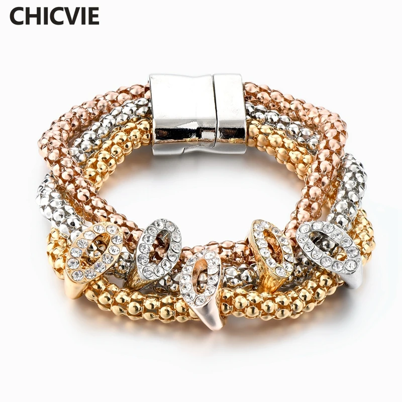 CHICVIE 3 PCS/Set Gold Handmade Ethnic Crystal custom Bracelets & Bangles For Women Punk Brand Jewelry Charms Bracelet SBR160369
CHICVIE 3 PCS/Set Gold Handmade Ethnic Crystal custom Bracelets & Bangles For Women Punk Brand Jewelry Charms Bracelet SBR160369