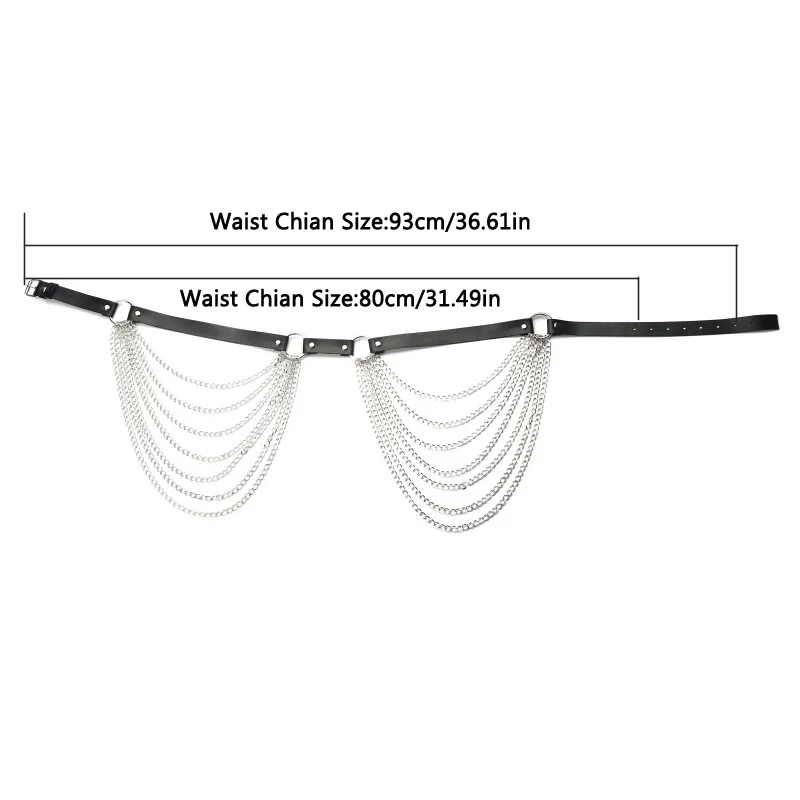 Sexy Body Harness Woman Chain Top Punk Rock Leather Belt Club Festival Fashion Jewelry Goth Accessories
Sexy Body Harness Woman Chain Top Punk Rock Leather Belt Club Festival Fashion Jewelry Goth Accessories