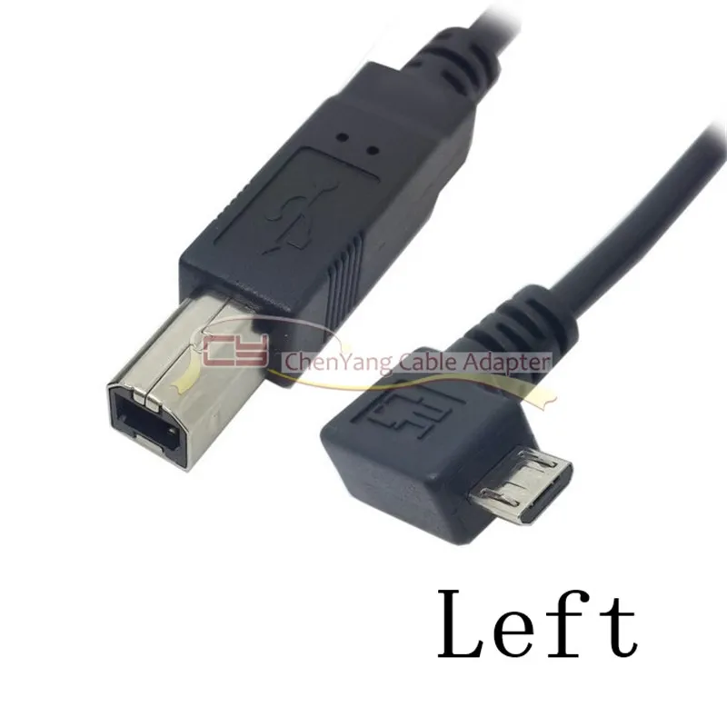 Left Right Angled 90 Degree Micro USB OTG to Standard B Type Printer Scanner Hard Disk Cable 30cm 60cm 80cm
Left Right Angled 90 Degree Micro USB OTG to Standard B Type Printer Scanner Hard Disk Cable 30cm 60cm 80cm