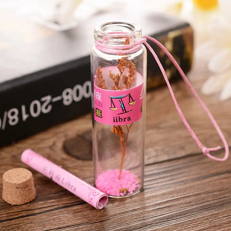 OOTDTY 12pcs constellation Wish Bottles Decorative Crafts Floating Bottle Lavender sand Drift bottle Home decoration gift
OOTDTY 12pcs constellation Wish Bottles Decorative Crafts Floating Bottle Lavender sand Drift bottle Home decoration gift