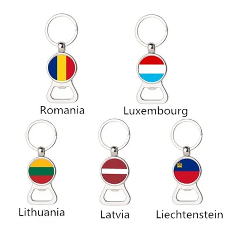 Горячая Распродажа Латвия Литва Лихтенштейн Люксембург румынский флаг брелок