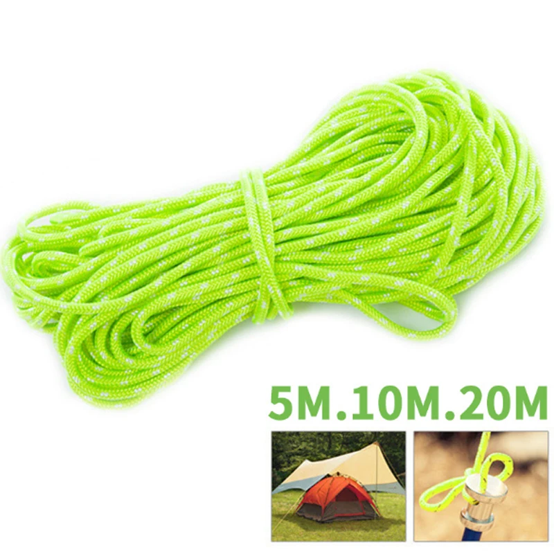 Outdoor camping lifesaving nylon rope canopy tent wind rope strapping luminous rope 5M 10M 20M
Outdoor camping lifesaving nylon rope canopy tent wind rope strapping luminous rope 5M 10M 20M