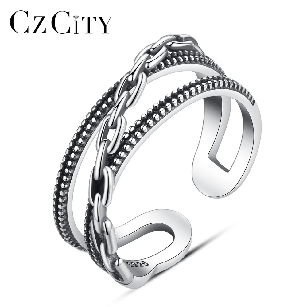 CZCITY Female Authentic 925 Sterling Silver Finger Rings Hiphop Style Hollow Design Carving S925 Bague Femme De Marque De Luxe
CZCITY Female Authentic 925 Sterling Silver Finger Rings Hiphop Style Hollow Design Carving S925 Bague Femme De Marque De Luxe