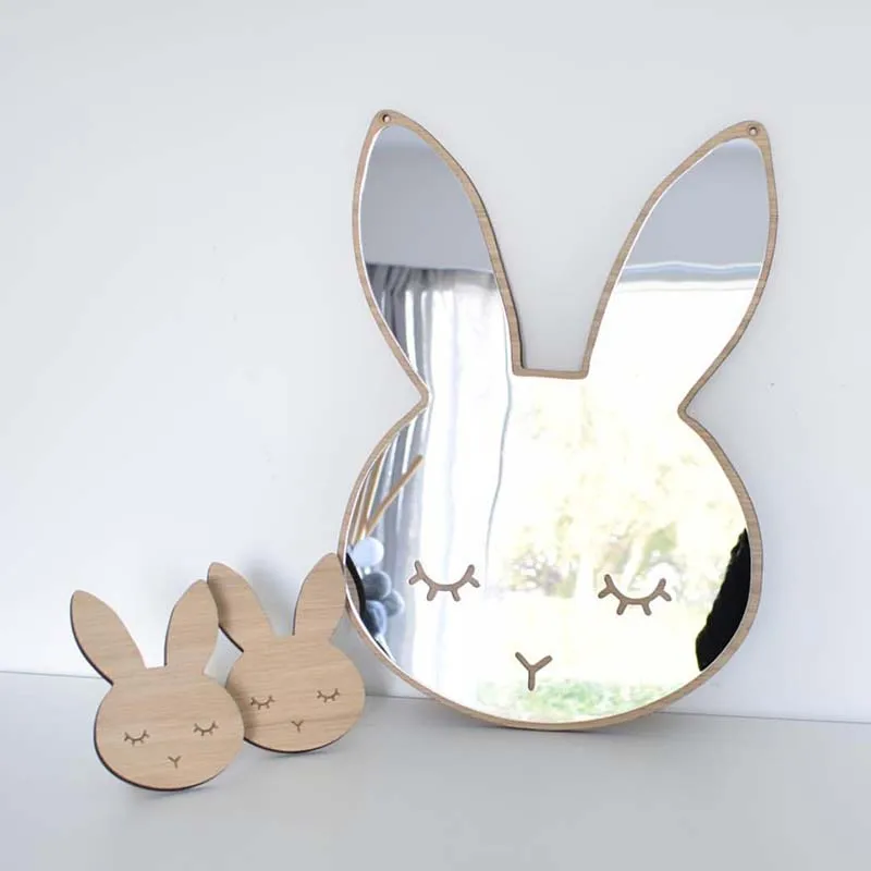 Cartoon Decorative Mirror Bathroom children Baby Room Rabbit Star Wood Acrylic Mirror Frame Creative Home Art Wall Decorations
Cartoon Decorative Mirror Bathroom children Baby Room Rabbit Star Wood Acrylic Mirror Frame Creative Home Art Wall Decorations
