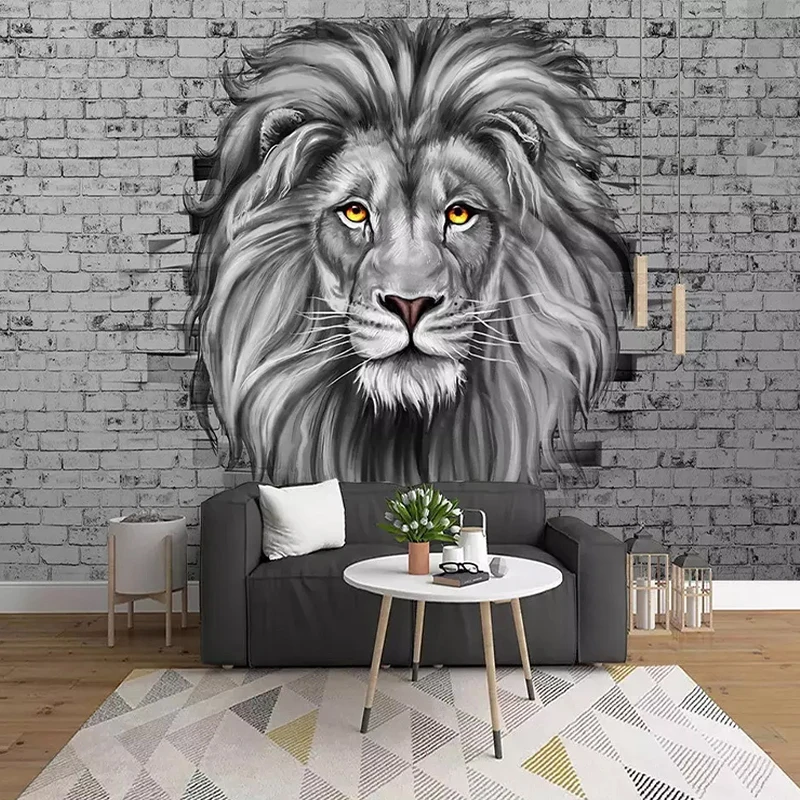 Custom Photo Wallpaper Modern Black And White Lion Mural Living Room Kids Bedroom Background Wall Decor Painting Creative Fresco
Custom Photo Wallpaper Modern Black And White Lion Mural Living Room Kids Bedroom Background Wall Decor Painting Creative Fresco