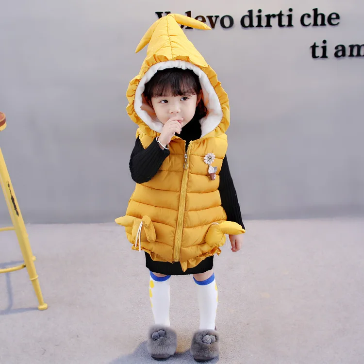 Children's Vest Winter Girls Outerwear Child Thicken Waistcoat Plus Hooded Jacket Baby Girl Clothes 1PC
Children's Vest Winter Girls Outerwear Child Thicken Waistcoat Plus Hooded Jacket Baby Girl Clothes 1PC