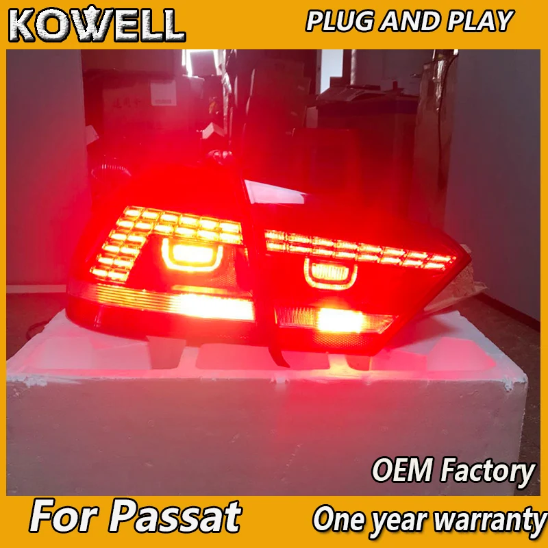 Car Styling for New VW US Passat B7 Taillight 2012 2013 2014 2015 Passat LED rear lamp DRL+Turn Signal+Brake+Reverse
Car Styling for New VW US Passat B7 Taillight 2012 2013 2014 2015 Passat LED rear lamp DRL+Turn Signal+Brake+Reverse