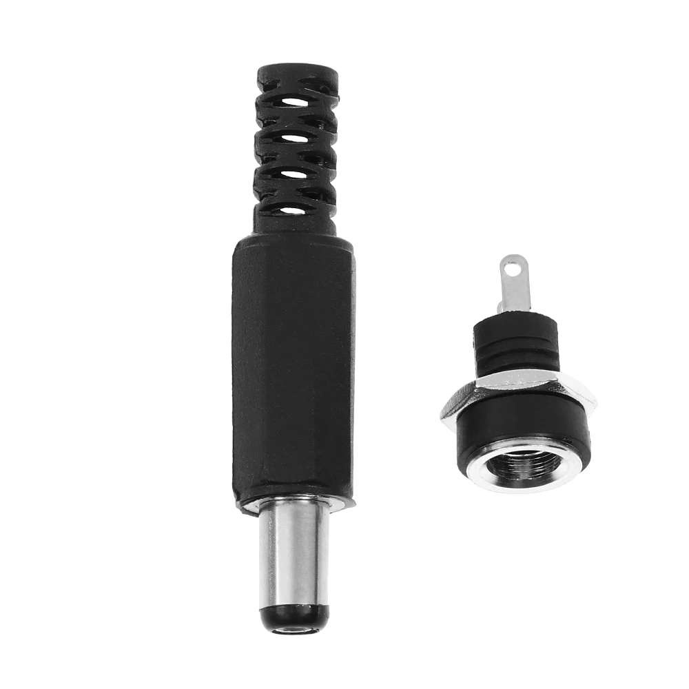 1 Pair Male / Female Socket Adapter Connectors DC Power Jack Plugs 2.1mm x 5.5mm For DIY Projects Home Improvement
1 Pair Male / Female Socket Adapter Connectors DC Power Jack Plugs 2.1mm x 5.5mm For DIY Projects Home Improvement