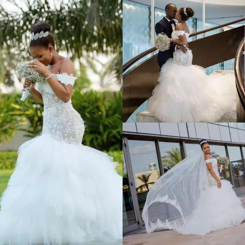 African Mermaid Wedding Dress 2021 Vestido De Novia Sirena Black Girl Women Wedding Gowns Lace Off The Shoulder Bridal Dresses
African Mermaid Wedding Dress 2021 Vestido De Novia Sirena Black Girl Women Wedding Gowns Lace Off The Shoulder Bridal Dresses