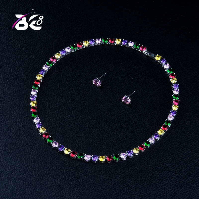 Be 8 Brilliant Cubic Zirconia Multicolor Dubai Bridal Jewelry Sets for Women Wedding Accessories Fashion Jewelry Gifts S372
Be 8 Brilliant Cubic Zirconia Multicolor Dubai Bridal Jewelry Sets for Women Wedding Accessories Fashion Jewelry Gifts S372