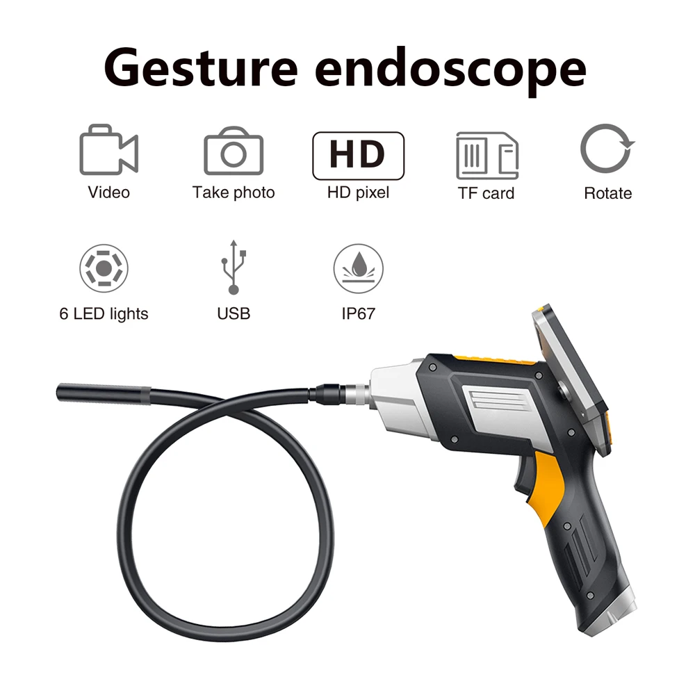 3M Industrial Endoscope 4.3 Inch Lcd Display Pipe Inspection 1080P Inspection Cameral IP67 Waterproof Snake Tube Borescopes
3M Industrial Endoscope 4.3 Inch Lcd Display Pipe Inspection 1080P Inspection Cameral IP67 Waterproof Snake Tube Borescopes