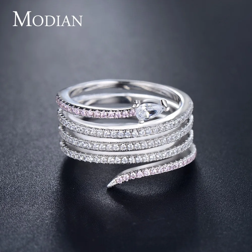 Modian High Quality Mix White Pink Cubic Zirconia Snake Fashion Rings Luxury Exquisite Anniversary Jewelry For Women Party Gift
Modian High Quality Mix White Pink Cubic Zirconia Snake Fashion Rings Luxury Exquisite Anniversary Jewelry For Women Party Gift