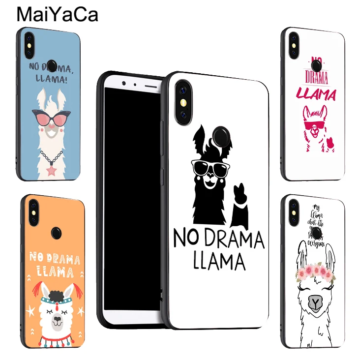 Чехол MaiYaCa no drama llama для POCO X3 F2 Pro F1 Red mi Note 9 8 T 7 9S 9C Mi 10 Lite A3 9T|Бамперы| |