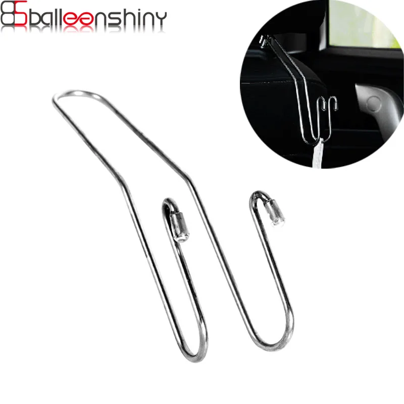 BalleenShiny 2 шт. нержавеющая сталь 3 4*11 см автомобильный крючок автомобильные крючки