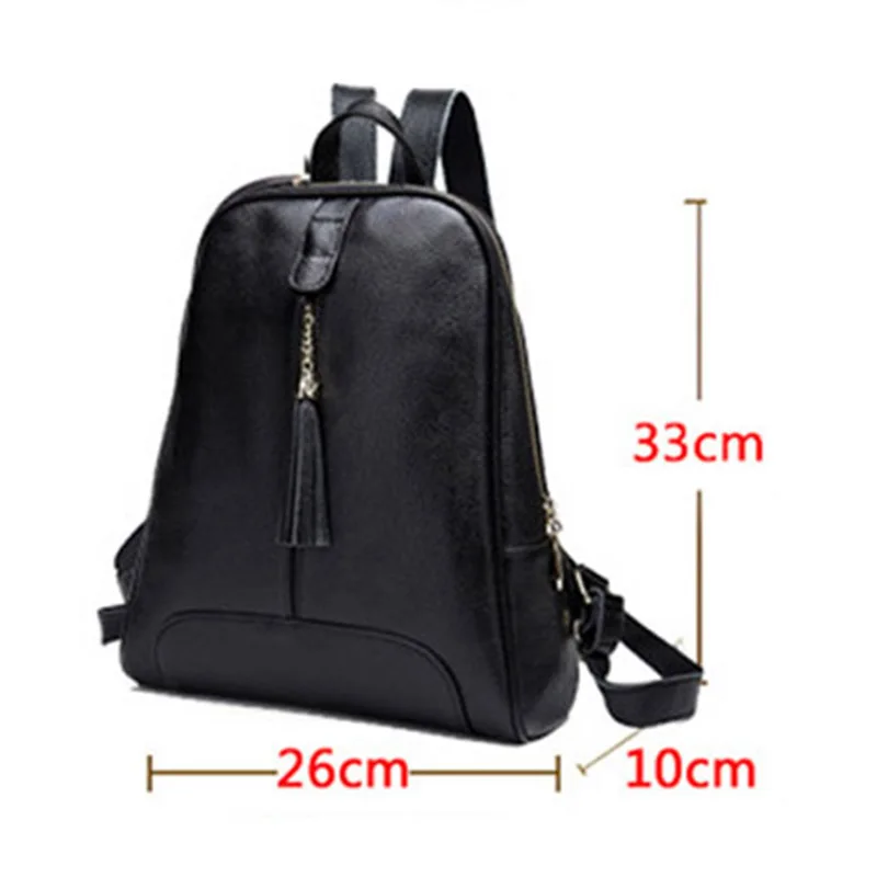 New Arrival Women Backpack Genuine Leather Black Soft Shoulder Bag Solid Color Female Travel Bags Large Capacity School Bag Girl
New Arrival Women Backpack Genuine Leather Black Soft Shoulder Bag Solid Color Female Travel Bags Large Capacity School Bag Girl