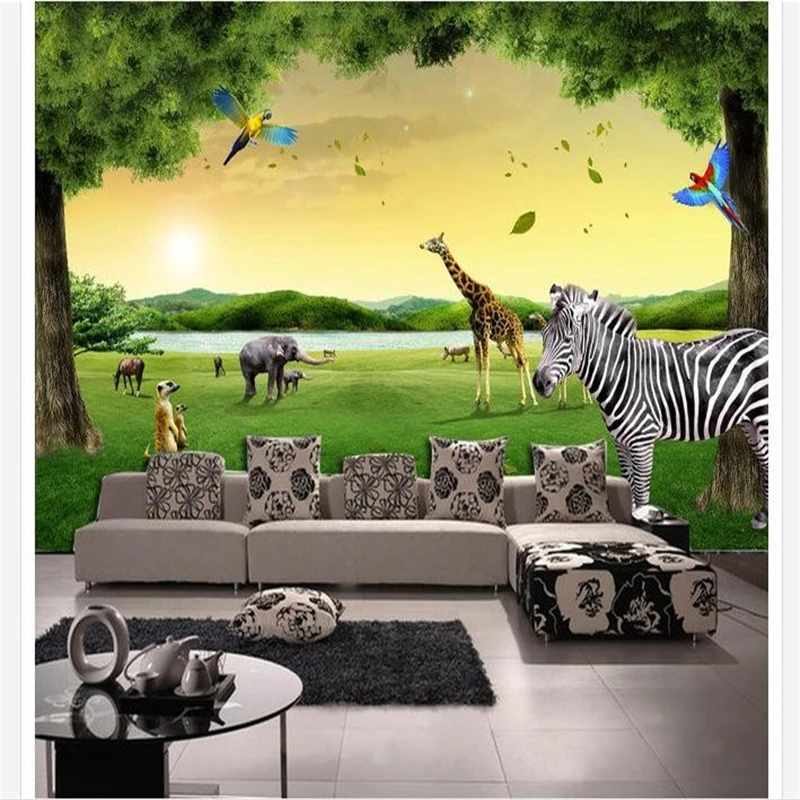 beibehang Customized 3d wallpaper wall murals Landscape painting forest animal TV background wall living room photo wallpaper
beibehang Customized 3d wallpaper wall murals Landscape painting forest animal TV background wall living room photo wallpaper