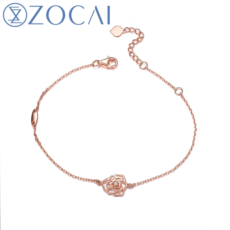Реальный ZOCAI натуральный бриллиант 0,007 CT, сертифицированный H/SI, 18K, белый/розовый/желтый золотой (AU750) браслет S00625
Реальный ZOCAI натуральный бриллиант 0,007 CT, сертифицированный H/SI, 18K, белый/розовый/желтый золотой (AU750) браслет S00625