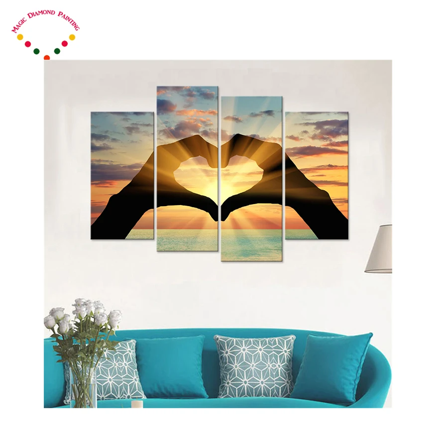 5D 4pcs round/square diamond painting Black world Love gesture cross stitch crystal full diamond embroidery plastic crafts
5D 4pcs round/square diamond painting Black world Love gesture cross stitch crystal full diamond embroidery plastic crafts