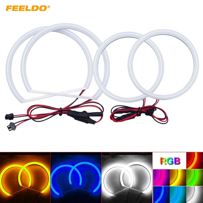 FEELDO 2X120mm 2X146mm Car Xenon Cotton Angel Eyes Halo Ring Light DRL For Mitsubishi Lancer X Headlight #HQ988
FEELDO 2X120mm 2X146mm Car Xenon Cotton Angel Eyes Halo Ring Light DRL For Mitsubishi Lancer X Headlight #HQ988