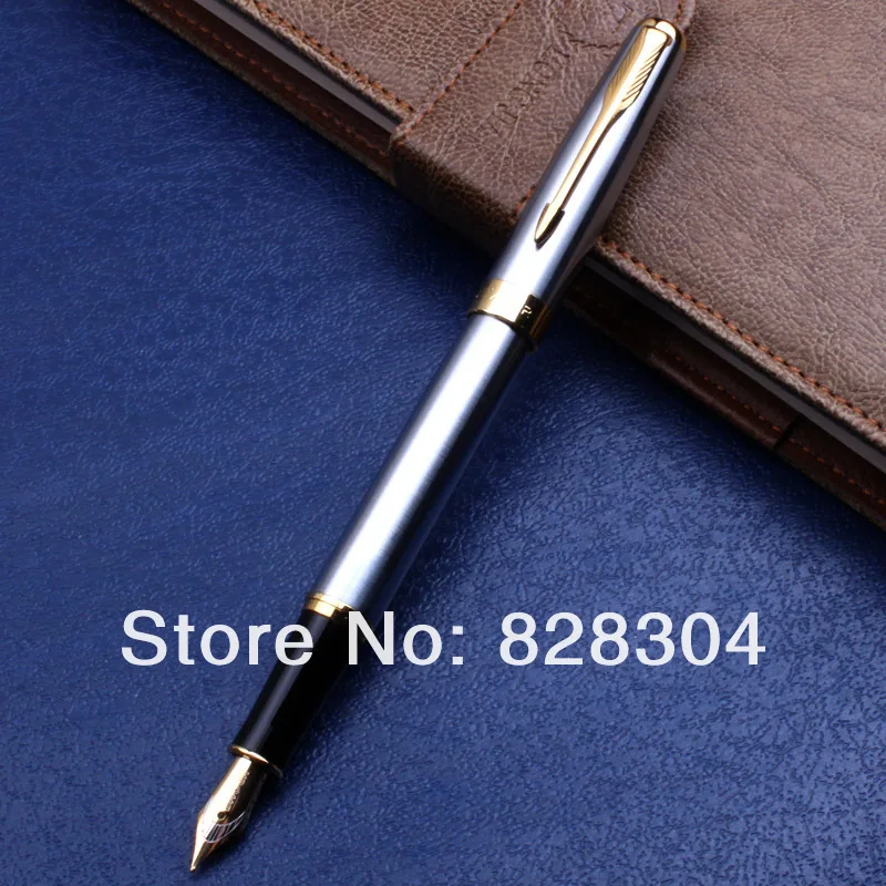 Paul 388 silver and gold clip Office fountain pen Office writing gift pen free shipping
Paul 388 silver and gold clip Office fountain pen Office writing gift pen free shipping