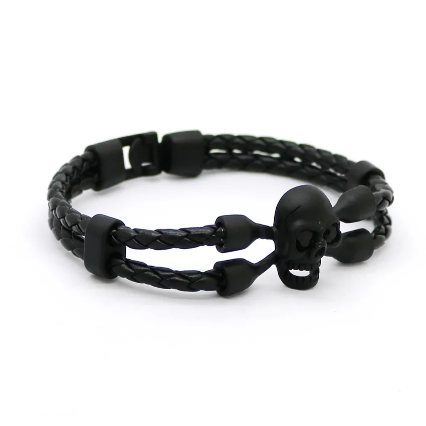 2016 New Fashion Black Skeleton Alloy Men's Bracelet High Quality HOT Warrior Skull Bracelet & Bracelet
2016 New Fashion Black Skeleton Alloy Men's Bracelet High Quality HOT Warrior Skull Bracelet & Bracelet