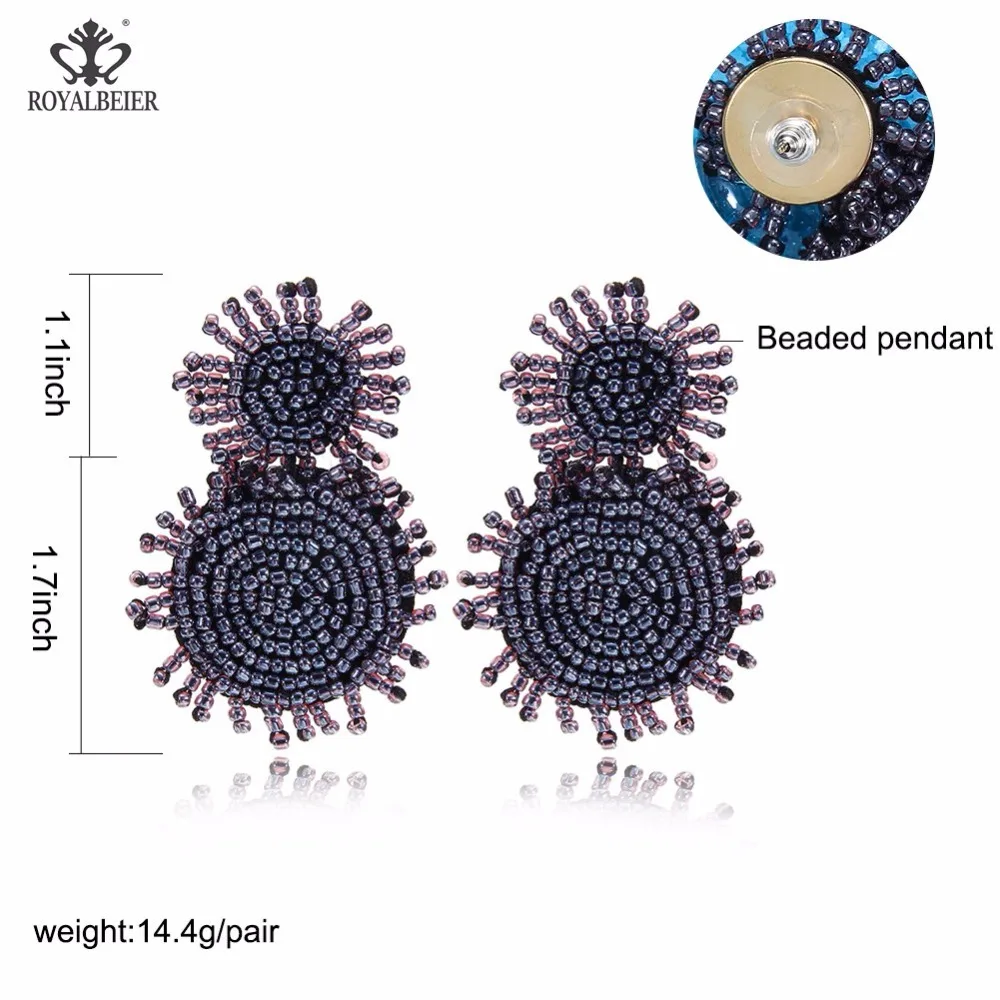 ROYALBEIER Bohemian Beads Tassel Earrings for Women Big Fringe Drop Earrings Long Dangle Earrings Wedding Jewelry Wholesale
ROYALBEIER Bohemian Beads Tassel Earrings for Women Big Fringe Drop Earrings Long Dangle Earrings Wedding Jewelry Wholesale