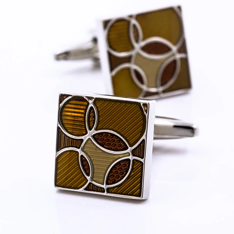 KFLK jewelry for men's brand of high quality square brown cufflinks shirts cufflinks fashion wedding gift button guests
KFLK jewelry for men's brand of high quality square brown cufflinks shirts cufflinks fashion wedding gift button guests