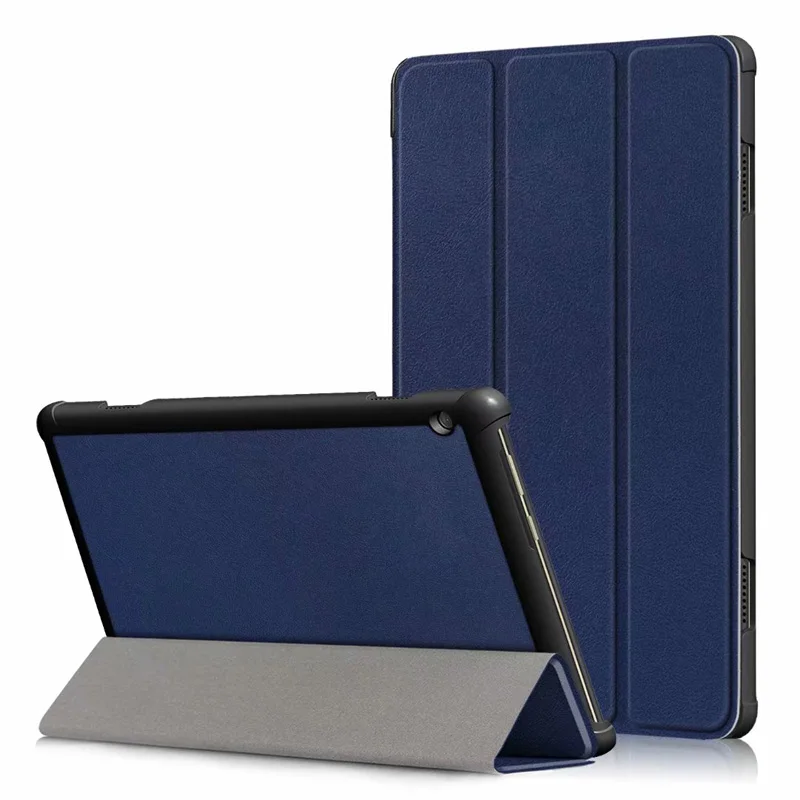 Тонкий чехол книжка из искусственной кожи для Lenovo Tab M10 X605|Чехлы планшетов и