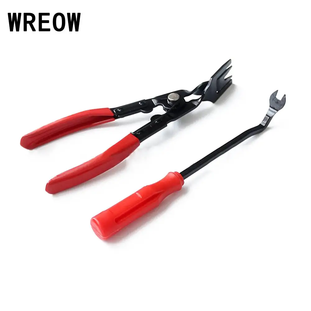 2pcs/Set Car Interior Door Panel & Trim Clip Removal Plier Upholstery Remover Pry Bar Tool Car Door Trim Clip Remover
2pcs/Set Car Interior Door Panel & Trim Clip Removal Plier Upholstery Remover Pry Bar Tool Car Door Trim Clip Remover